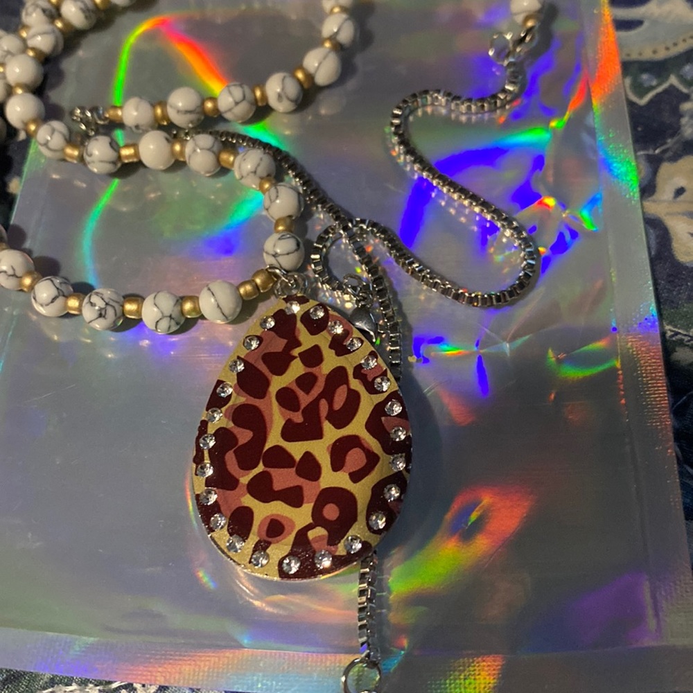Wild Ones Leopard Print Necklace